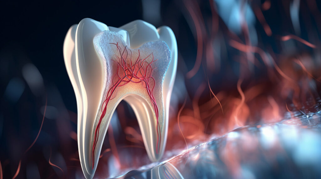 歯の神経のイメージ