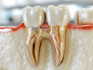根管治療をする歯