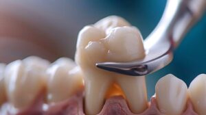 根管治療を中断して抜歯することになった歯