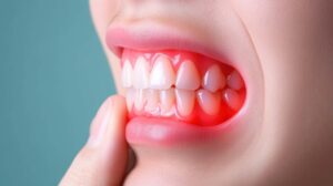 喫煙で歯周病になったイメージ